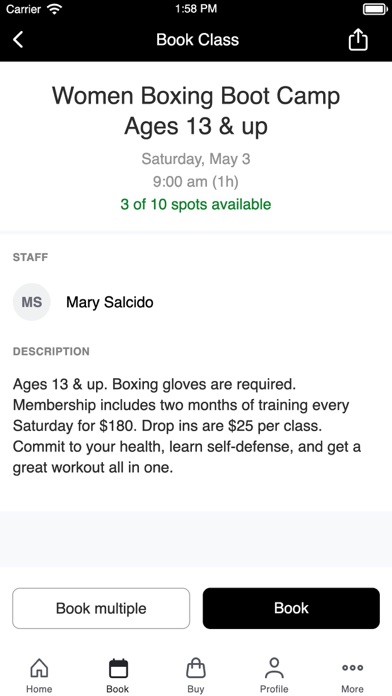 MF Training SB iPhone screenshot 3 - Health & Fitness app