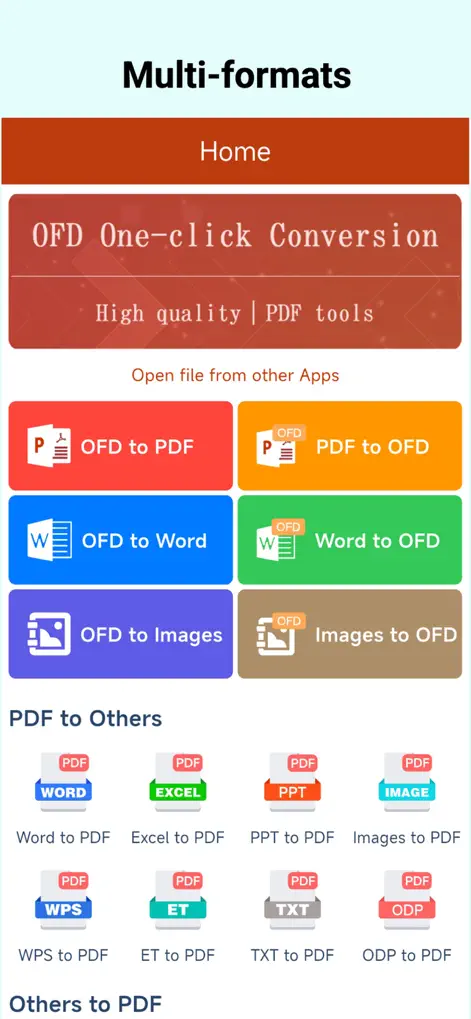 OFD Converter - Business App | MWM