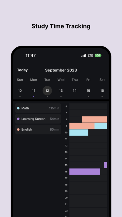 Screenshot #2 pour RelePlanner - Study Planner