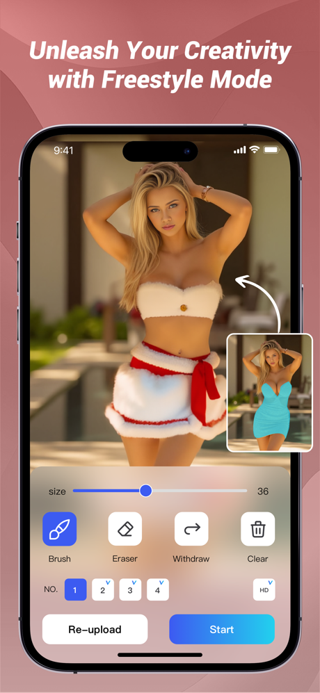 PhotoLeaper:AI Dress up,Video screenshot 3