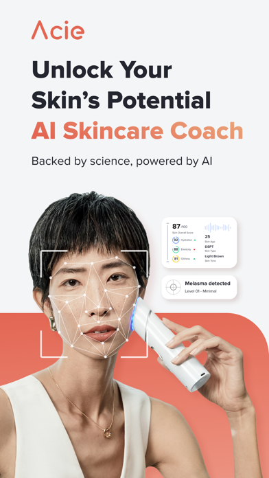 Screenshot #1 pour Acie: Personalized Skin Coach