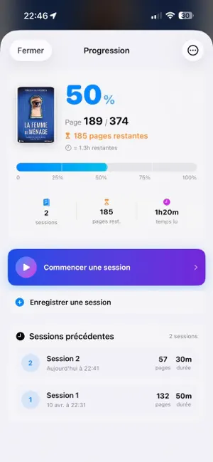 BookTracker - Read log screenshot 3