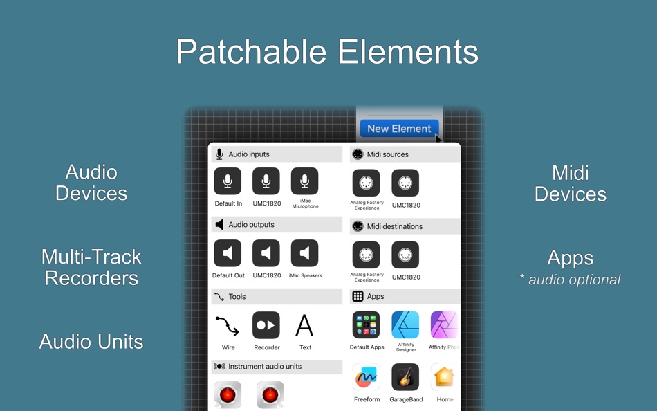 #3. PatchBay - Audio Midi Routing (macOS) 作者: Rodotti