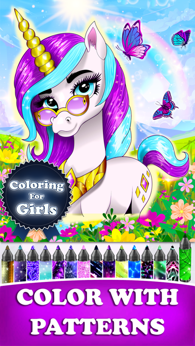 PONY Coloring Pages for Girls Screenshot