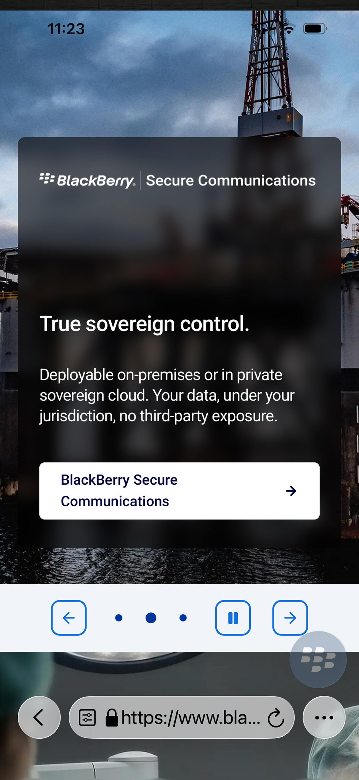 BlackBerry Access screenshot 2
