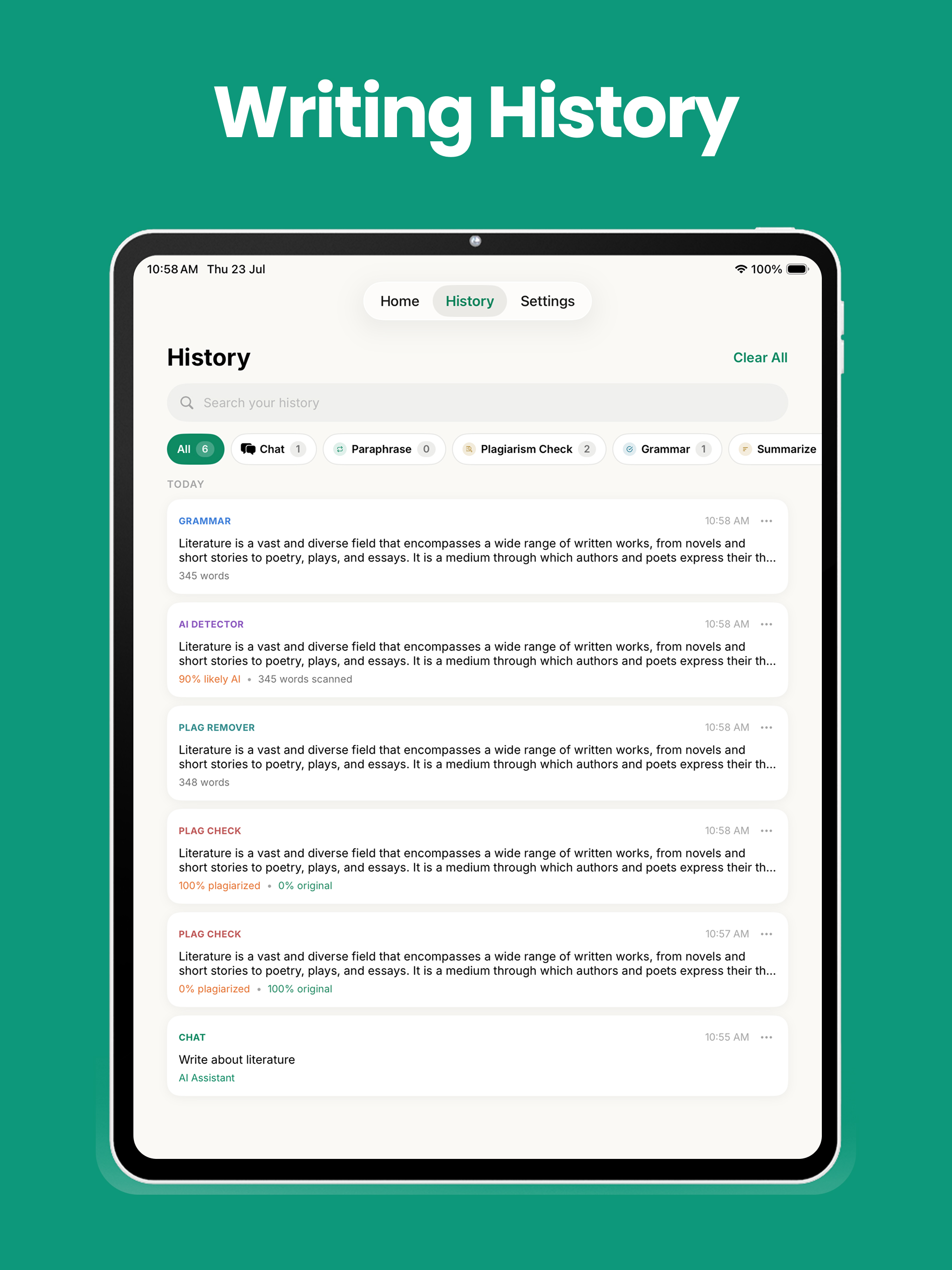 Plagiarism Checker & Detector! screenshot 8
