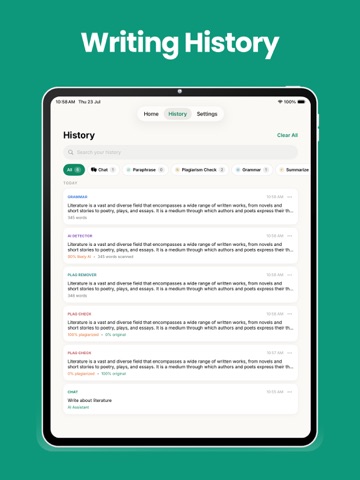 Plagiarism Checker & Detector! iPad screenshot