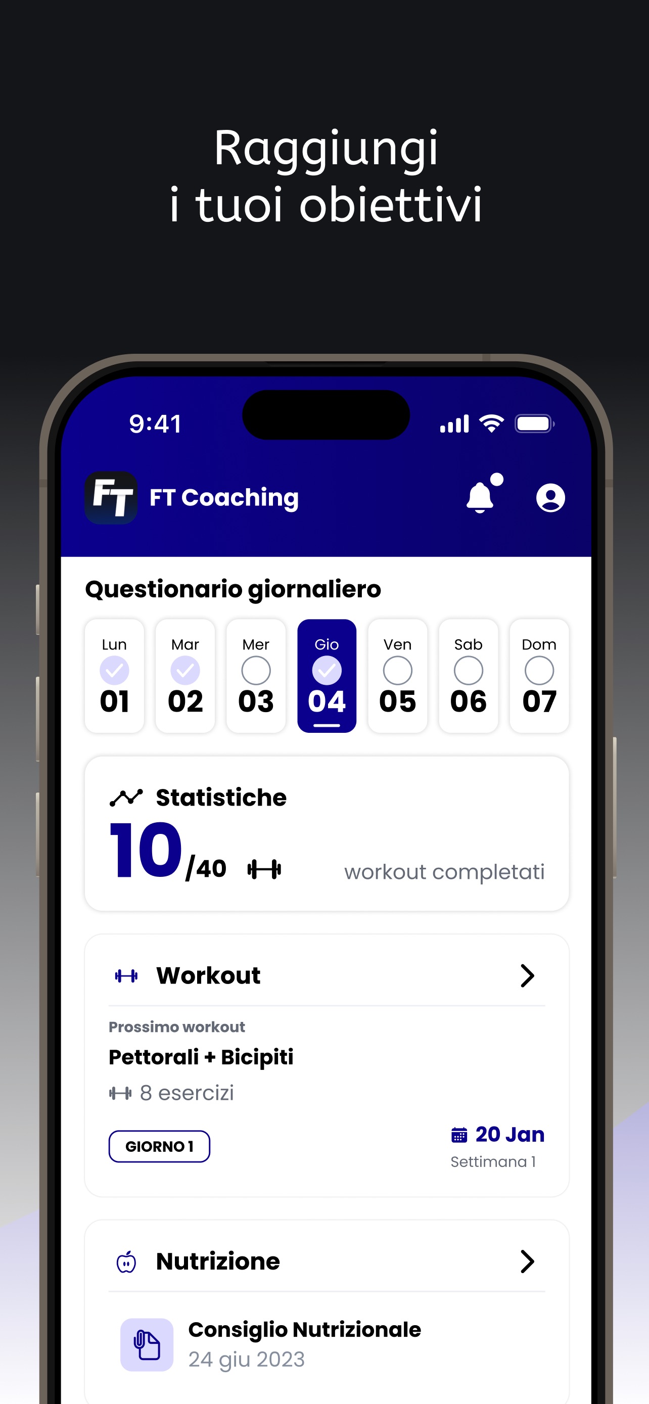 Screenshot 1 of FT Coaching