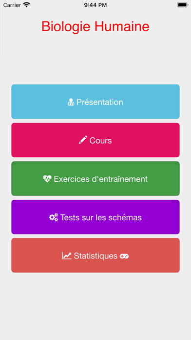Biologie humaine Screenshot