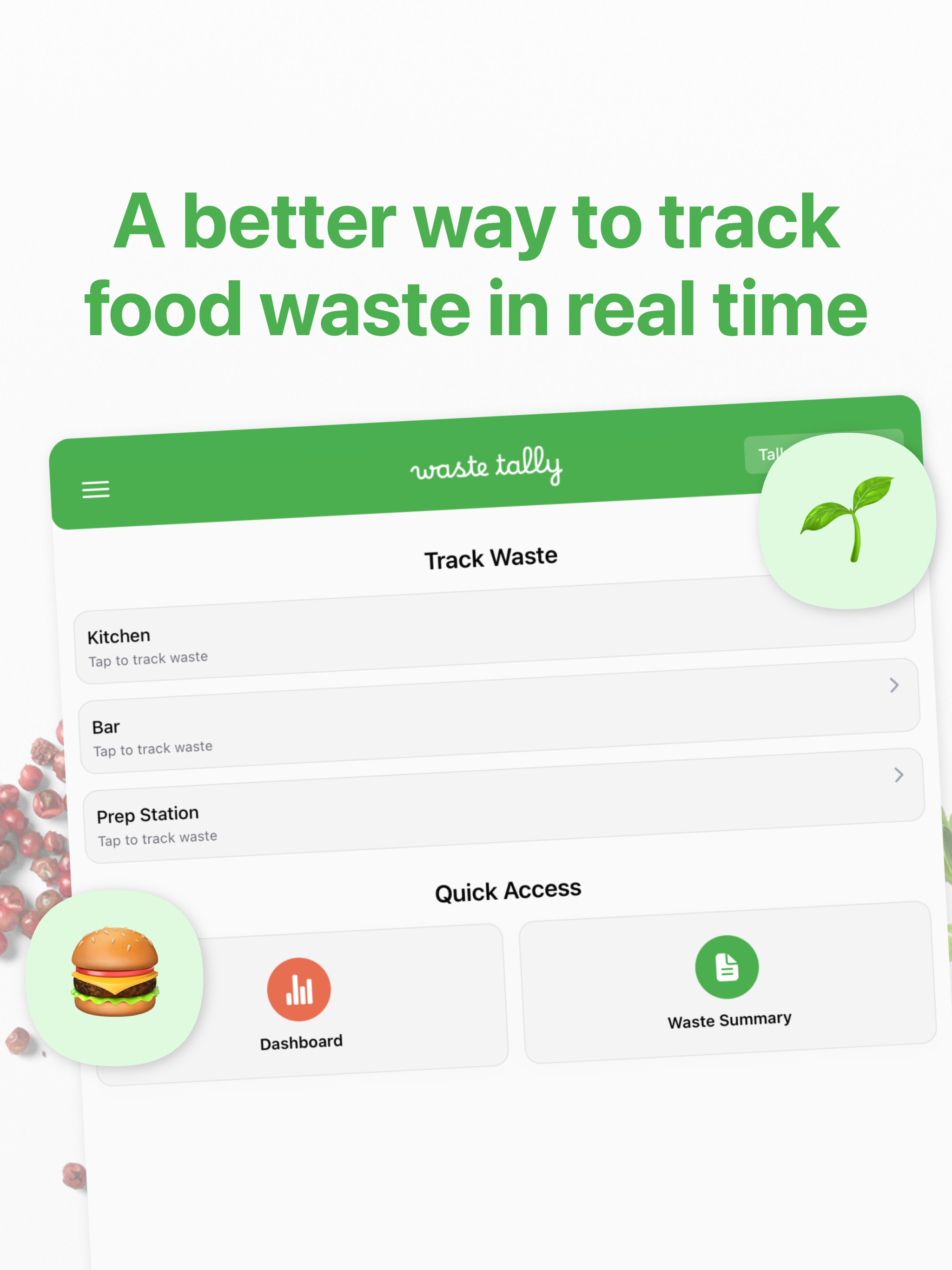 Waste Tally - For Restaurants