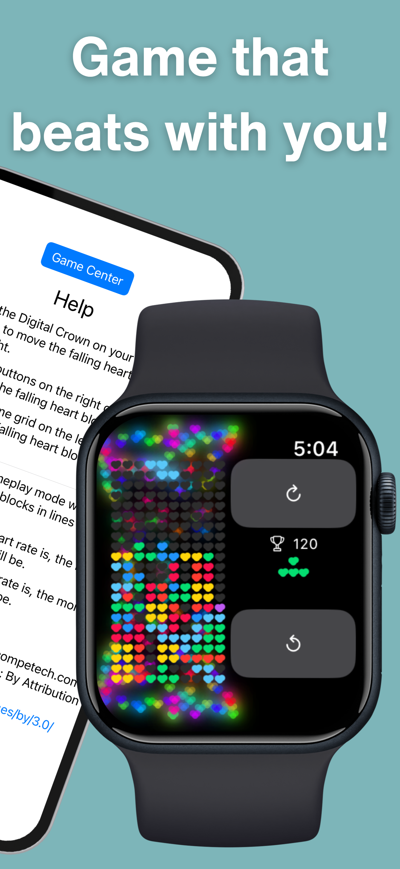Heart Blocks: Puzzle on Watch