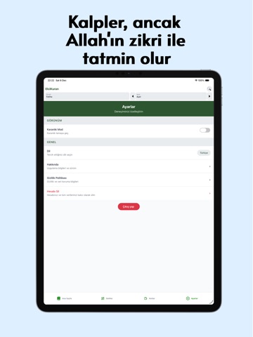 Elçi Kuran iPad screenshot
