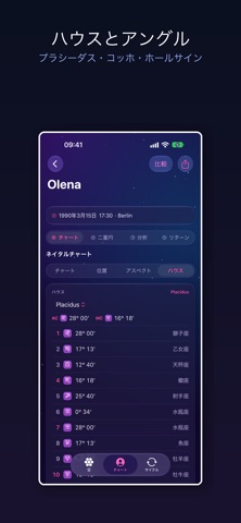 Ephemeris Sky: 占星術チャート のスクリーンショット