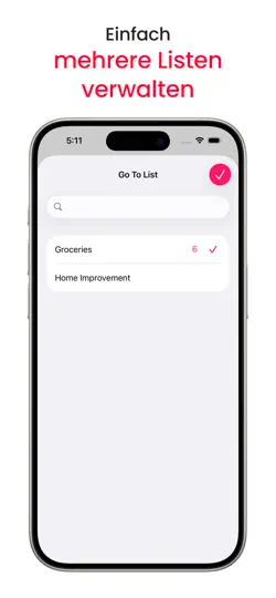 Screenshot von Airrends - Shopping List auf dem iPhone 5