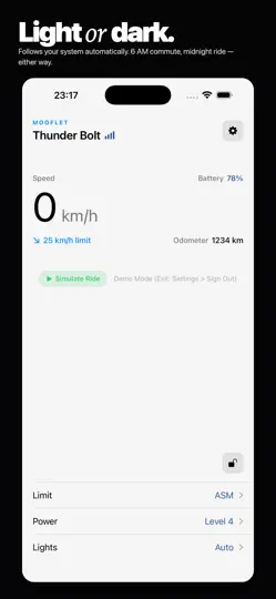 Screenshot von Mooflet auf dem iPhone 5