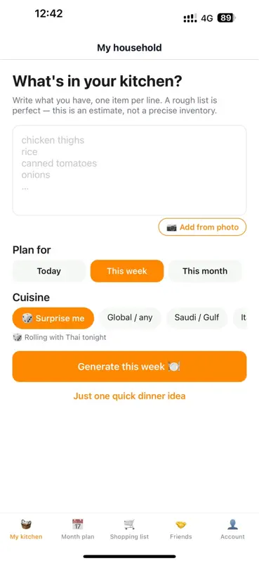 ChopChop: Family Meal Planner screenshot 2 of 3