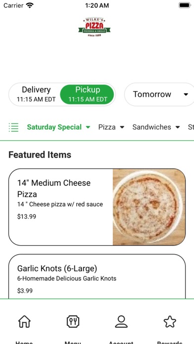 App screenshot