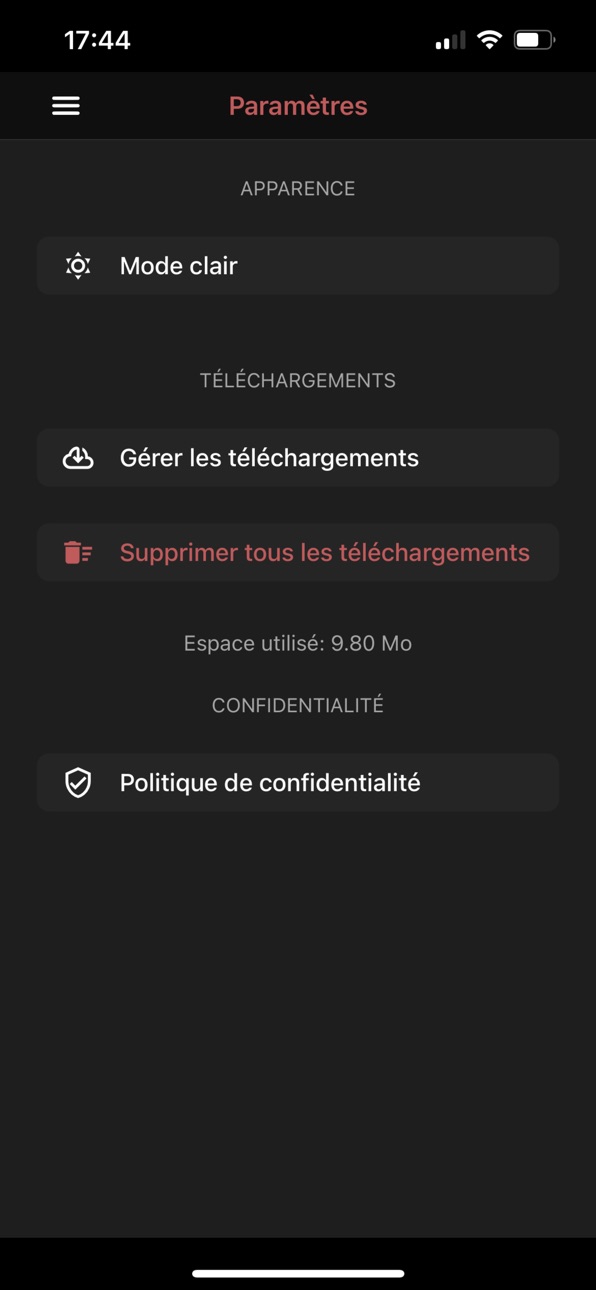 iPhone screenshot