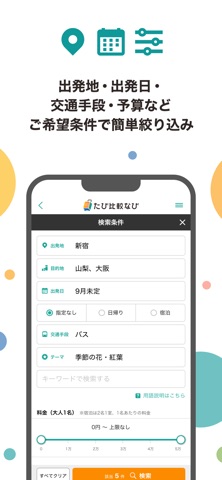 たび比較なび- 国内海外の旅行・ツアーの検索比較アプリ screenshot