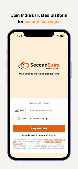 SecondSutra Matrimony Screenshot 1 of 7
