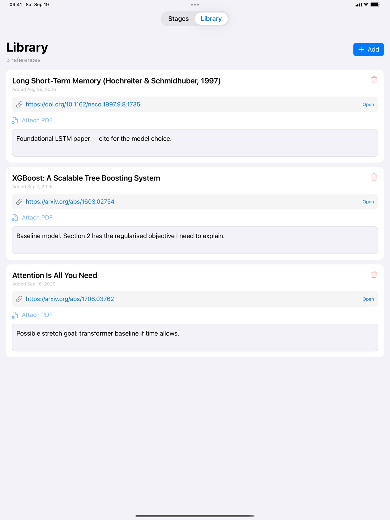 Screenshot 6 of Project Tracker: Uni & Thesis