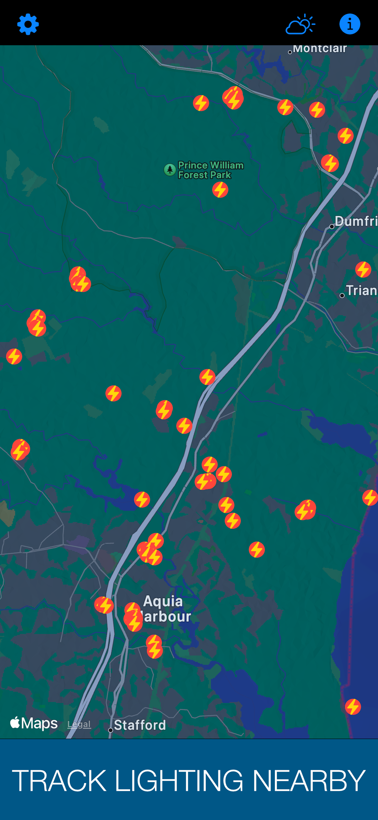 Lightning Tracker Live