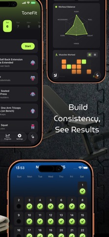 ToneFit: AI Gym Tracker screenshot