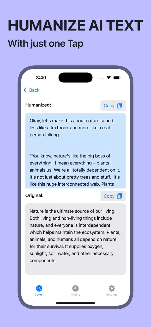 Screenshot #2 pour Detect AI Text : AI Rewrite