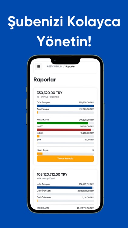 RestoMenum - Adisyon Programı