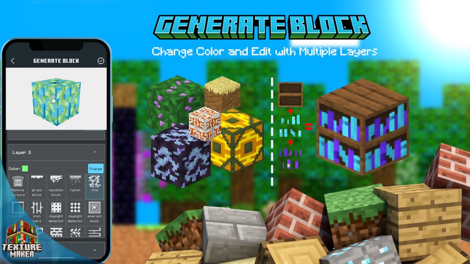 #8. Texture maker for Minecraft PE (iOS) 由: PAMG