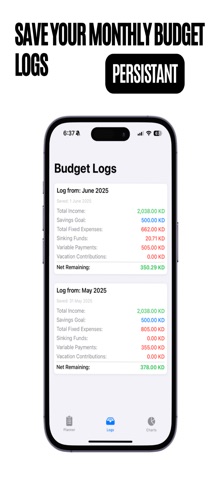 Easy Monthly Budget Screenshot 2 of 3
