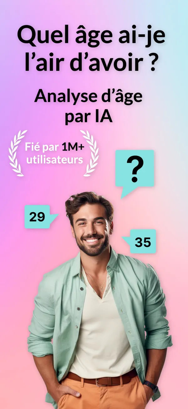 Screenshot #1 pour Quel est ton âge ? IA photo