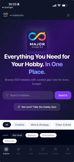 Major Hobbies screenshot 1