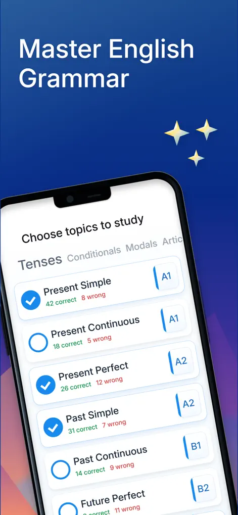 English Grammar Trainer AI - Education App | MWM