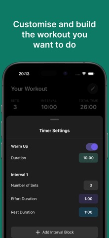 Simple Workout Interval Timer Screenshot 2 of 3