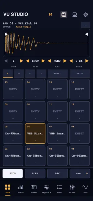 VU Studio screenshot 1