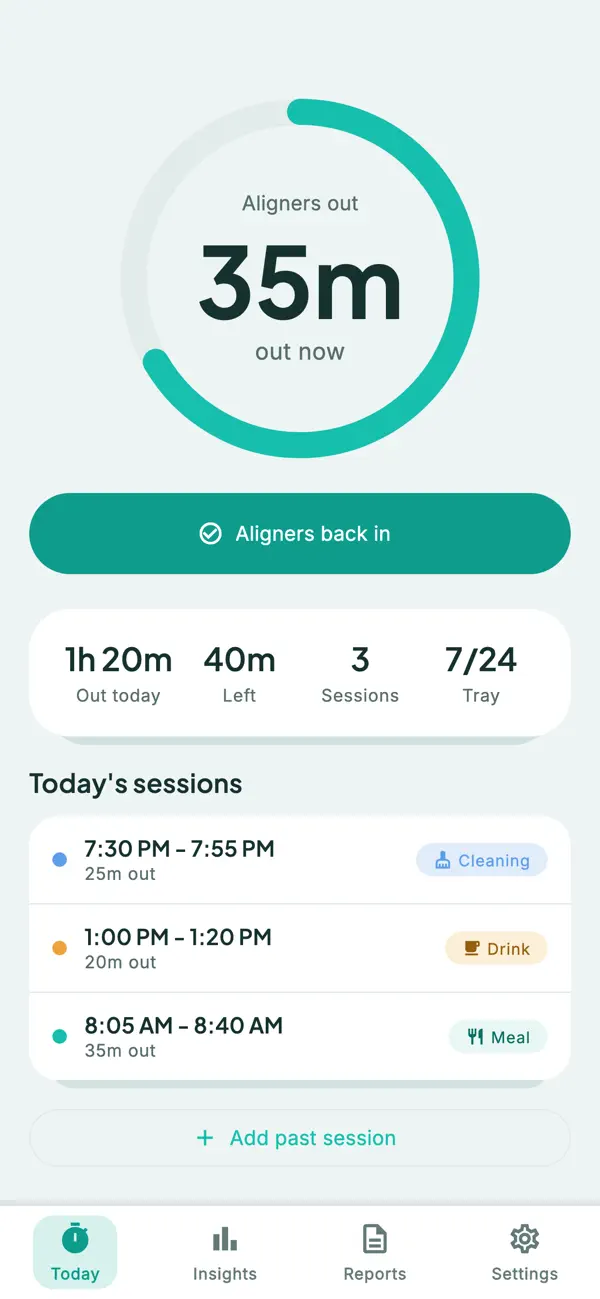 Screenshot #1 pour Alignly - Aligner Tracker