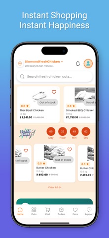 DiamondFreshChicken iPhone screenshot