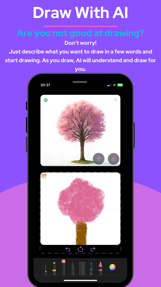 #9. AI generated images : ARTxAI (iOS) Podle: Asey