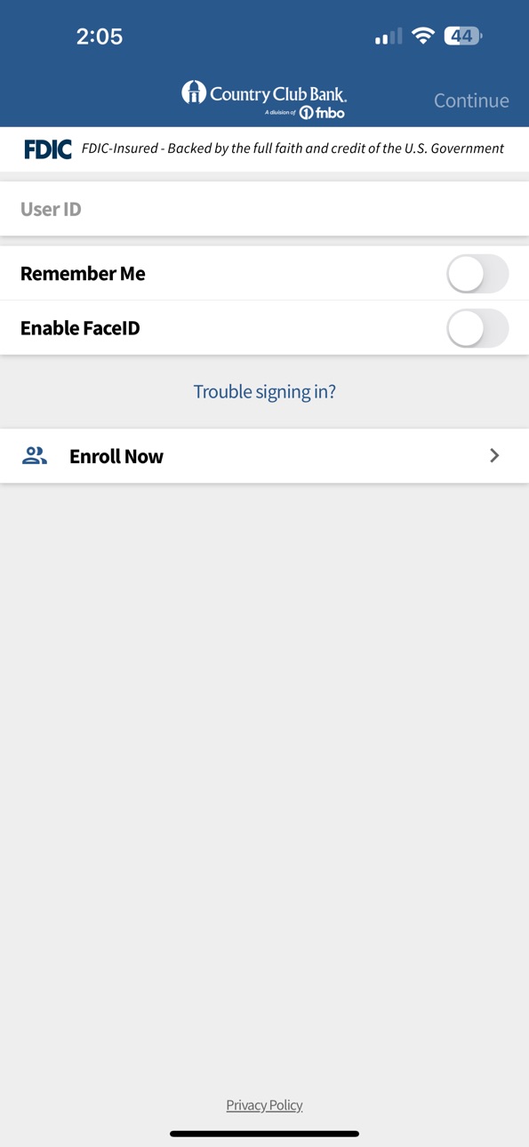iPhone screenshot