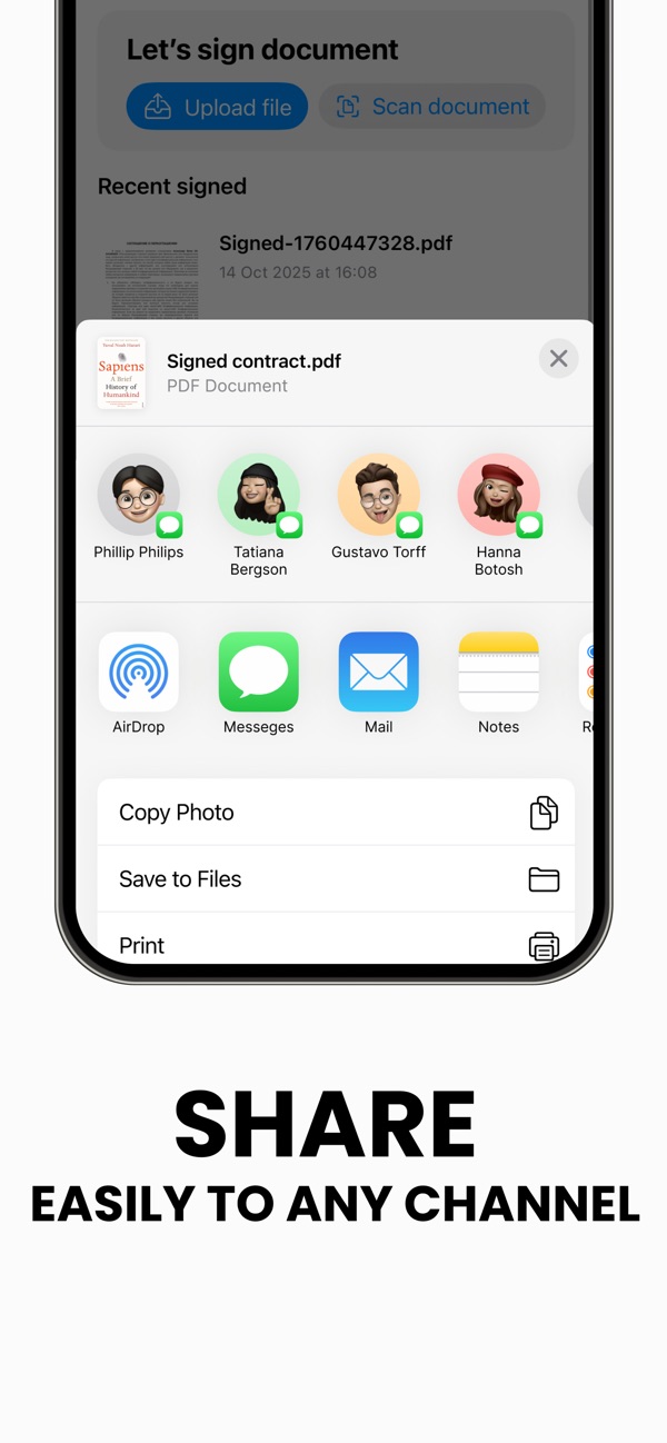 Sign PDF electronic signature screenshot 5
