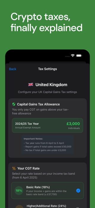 Moonscape – Crypto Tax Tracker Screenshot 4 of 5