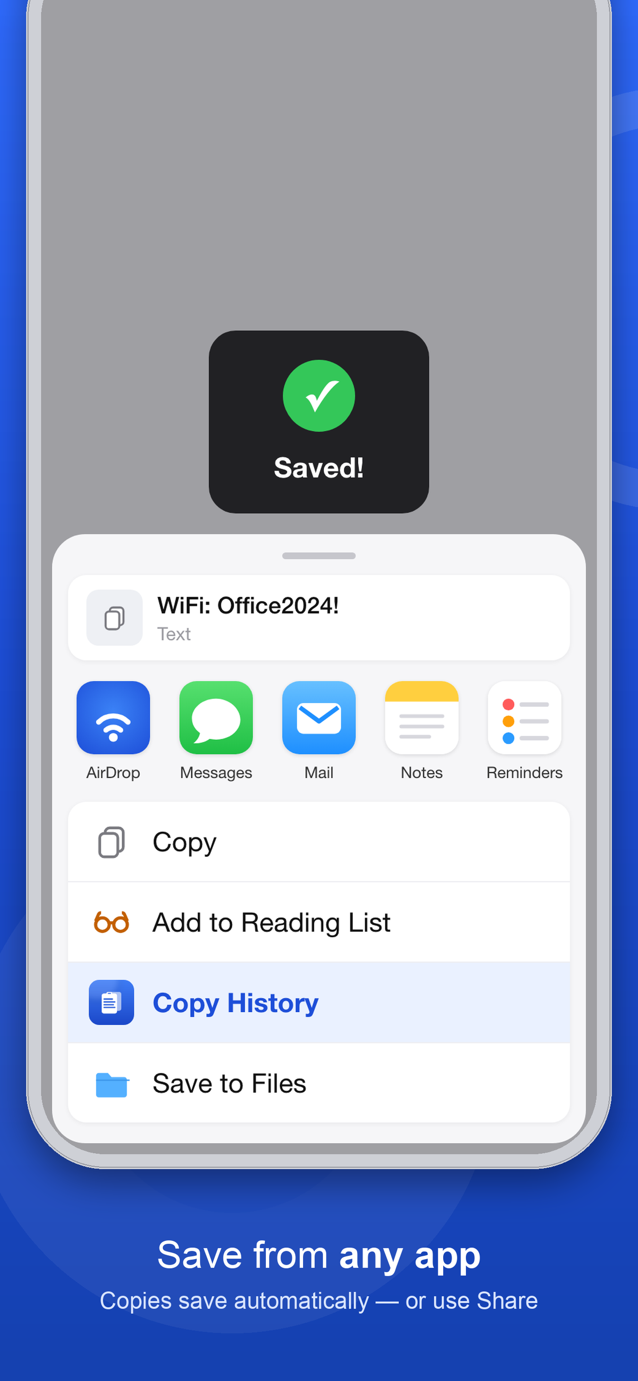 Copy History: Clipboard screenshot 4