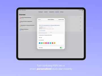 CourseDeck: AI Study Planner ipad screenshot 4