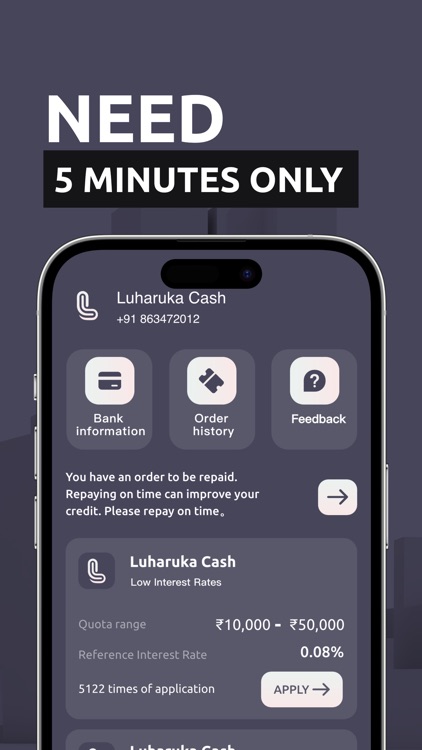 Luharuka Cash instant loan app