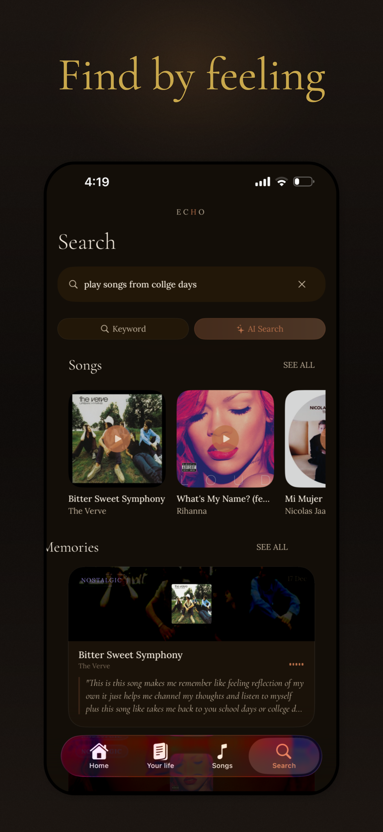Echo – Music Memories