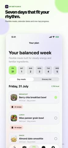 My Diet Plan AI Screenshot 2 of 5