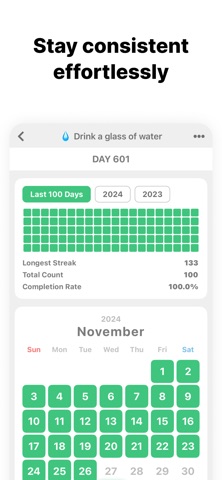 Habit Streak Tracker: DotHabit Screenshot 4 of 7