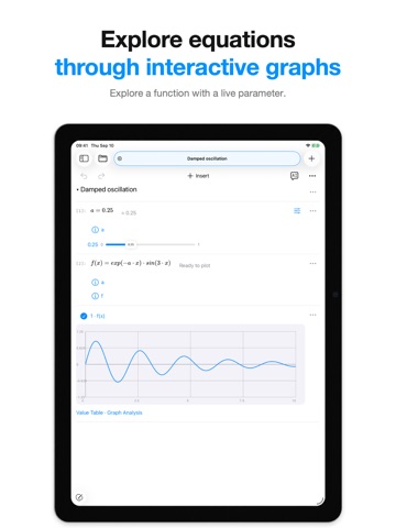 Math Notes - Math Solver iPad screenshot