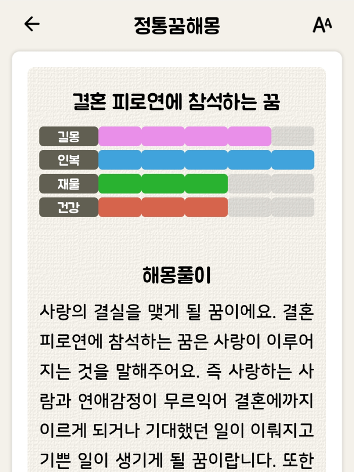 2025 잘맞는운세 - 토정비결, 궁합, 꿈해몽, 사주